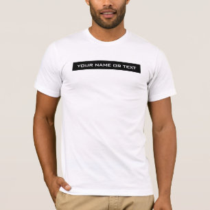 Manarna Text eller Namn Elegant är en modern mall T Shirt
