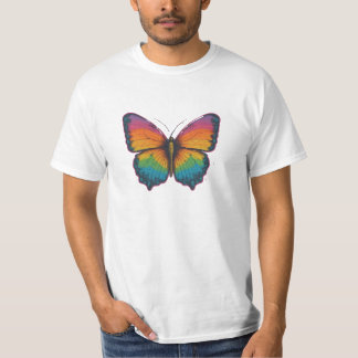 Manarnas attraktiva fjäril T-shirt