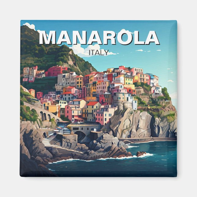 Manarola, Cinqua Terra Magnet (Framsidan)