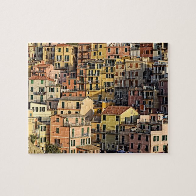 Manarola - Cinque Terre - Italia - 8x10 - 110 pc Pussel (Horisontell)