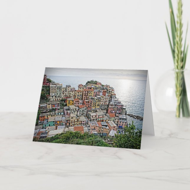 Manarola - Cinque Terre - Italien Greeting Card Kort (Framsida)