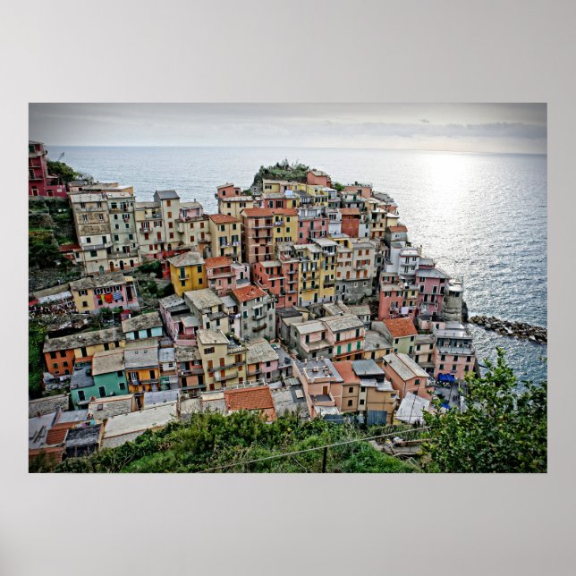 Manarola - Cinque Terre - Italien Poster (Framsidan)