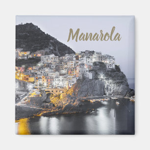 Manarola Cinque Terre Liguria Italien Fine Art-gå Magnet