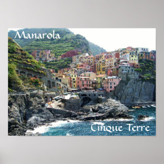 Manarola Cinque Terre Poster