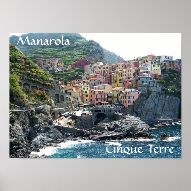 Manarola Cinque Terre Poster (Framsidan)