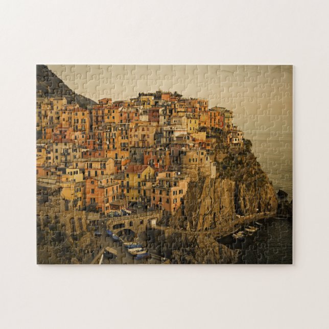 Manarola, Italien - Cinque Terre - 11x14 - 252 pcs Pussel (Horisontell)