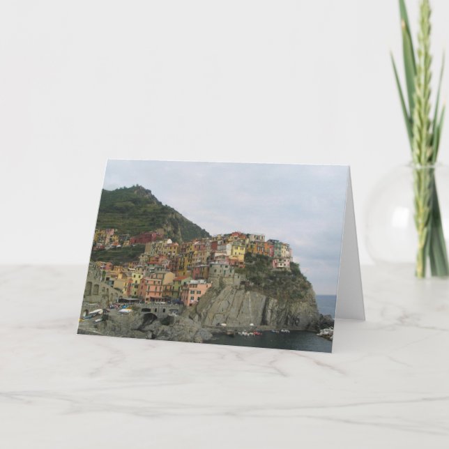 Manarola italien kort (Framsida)