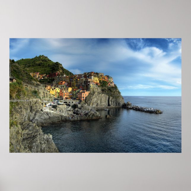 Manarola, Italien Poster (Framsidan)