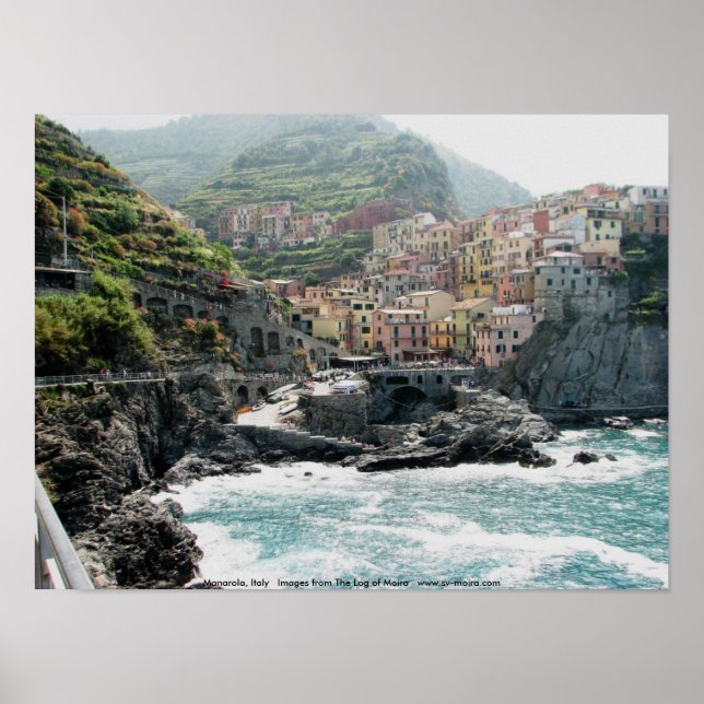 Manarola, Italien Poster (Framsidan)