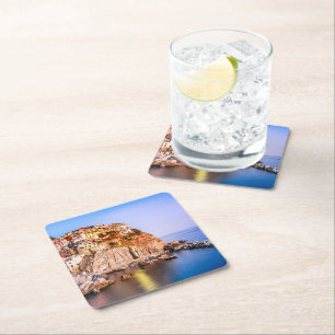 Manarola Italien Underlägg Papper Kvadrat
