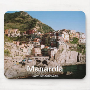Manarola Panoramic View Mousepad Musmatta