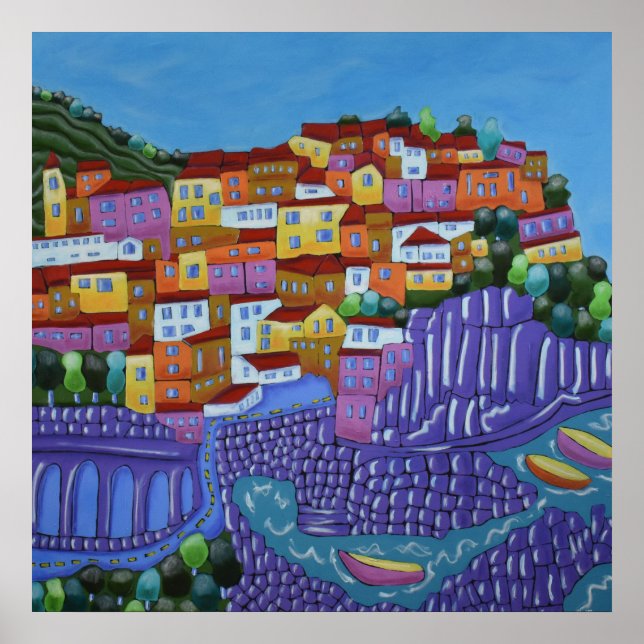 Manarola Poster (Framsidan)