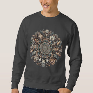 Manar's Artistic Graphic Hoodie Lång Ärmad Tröja