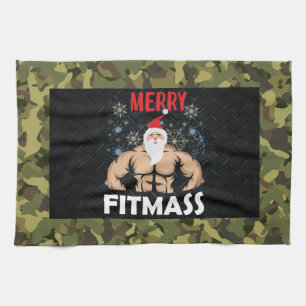 Manars Fitmas jul Camo Weightlift Gym Kökshandduk