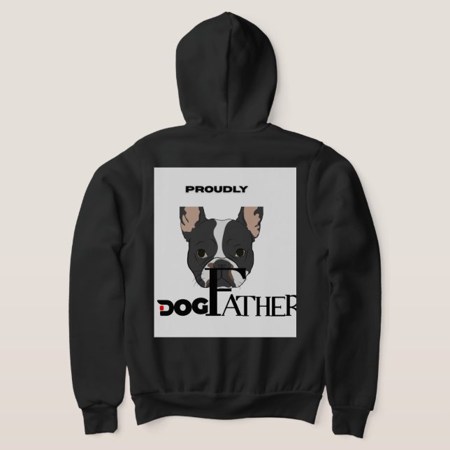 Manar's Hoodie-Hund älskare T Shirt (Laydown Baksida)