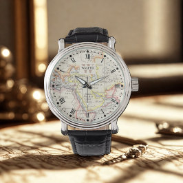 Manar's Mecca Karta Monogram Watch - Eid Gift Armbandsur
