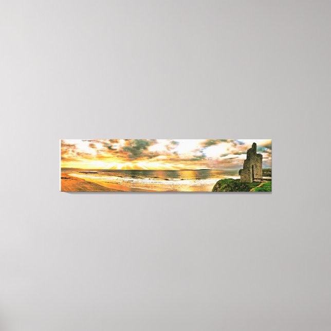 Manar's Strand, Ballybunion. Canvastryck (Framsida)