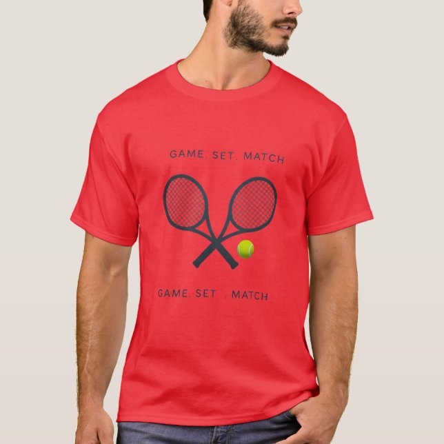 Manar's T-Shirt - Tennis Champion | Mjuk och Snygg (Framsida)