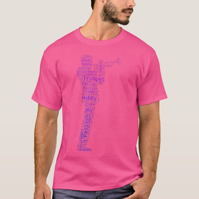 Manars Trumpet Jazz Trumpet Player T Shirt (Framsida)