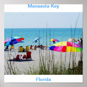 Manasota Bukt Beach Poster