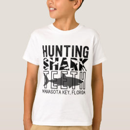 Manasota Nyckel Florida (Hunting Shark Teeth) T Shirt