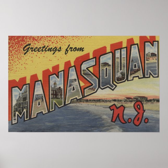 Manasquan, New jersey - Stora Brev-scenarierna Poster (Framsidan)