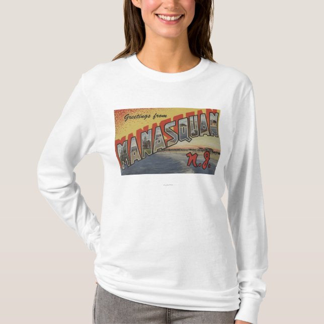 Manasquan nya - jerseyen - stora brevplatser 2 t shirt (Framsida)