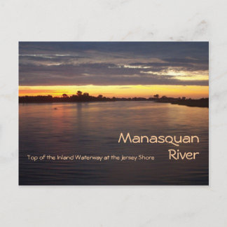 Manasquanfloden Dawn Vykort