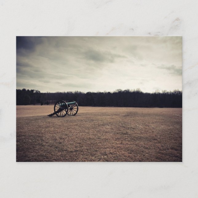 Manassas Battlefield Cannon Vykort (Framsida)