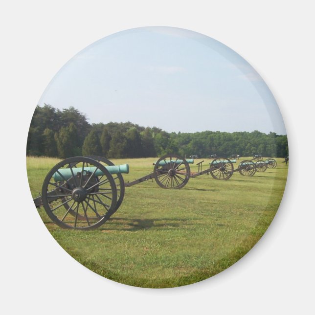 Manassas Battlefield - Civil Krig Magnet (Framsidan)