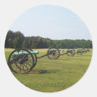 Manassas Battlefield - Civil Krig Runt Klistermärke