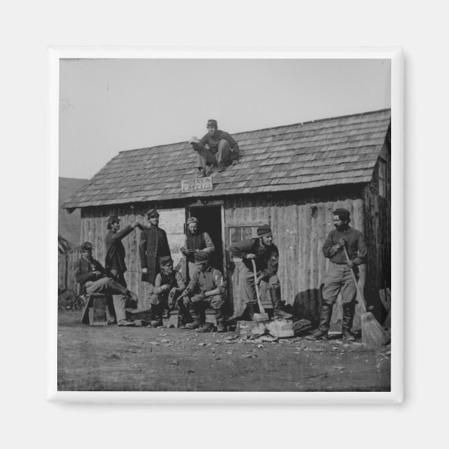 Manassas Battlefield First Battle Civil Krig Magnet (Framsidan)