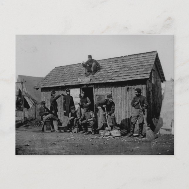 Manassas Battlefield First Battle Civil Krig Vykort (Framsida)