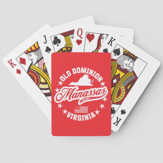Manassas, Virginia Casinokort (Baksidan)