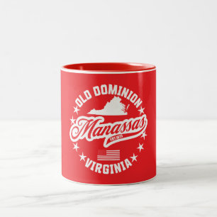 Manassas, Virginia Två-Tonad Mugg