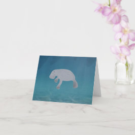 Manat-hälsningskort Kort