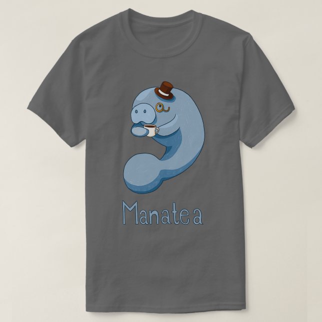 Manatea Mana med kopp i te T Shirt (Design framsida)