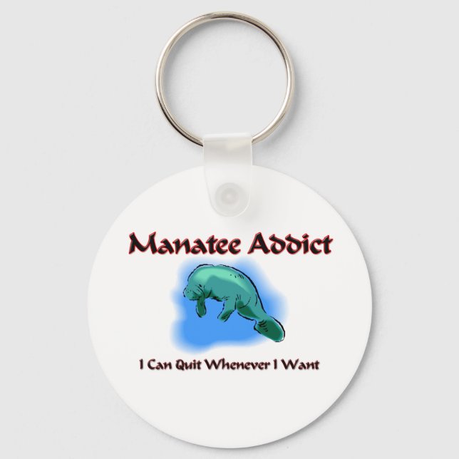 Manatee Addict Nyckelring (Framsida)