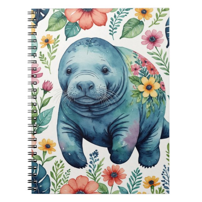 Manatee baby shirt anteckningsbok (Framsidan)