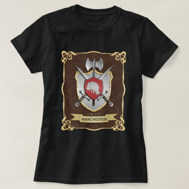 Manatee Battle Vapensköld Sigil Brown Tröja (Design framsida)
