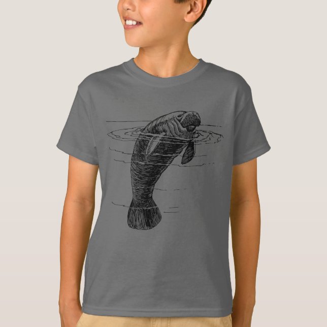 Manatee boys T-Shirt (Framsida)