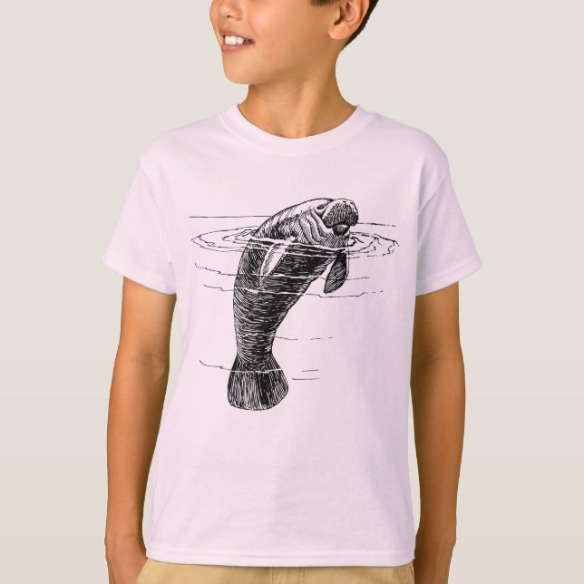 Manatee boys T-Shirt (Framsida)