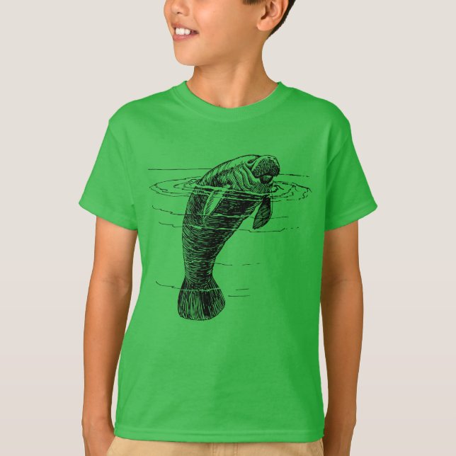 Manatee boys T-Shirt (Framsida)