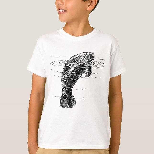 Manatee boys T-Shirt (Framsida)