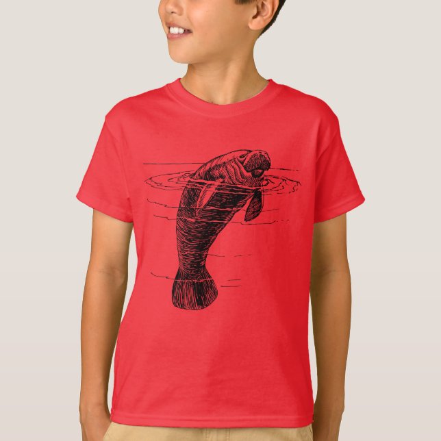Manatee boys T-Shirt (Framsida)