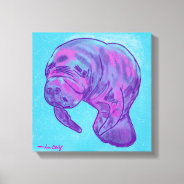 Manatee Canvastryck