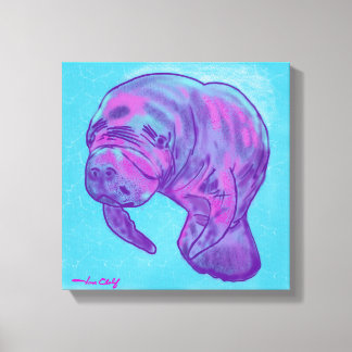 Manatee Canvastryck