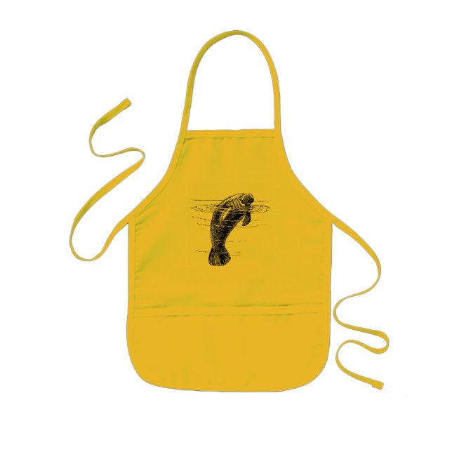 Manatee children apron barnförkläde (Framsidan)