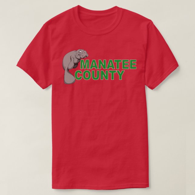 Manatee County T Shirt (Design framsida)