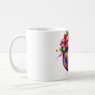 Manatee Dream: Tropical Flower Krona Tee Kaffemugg